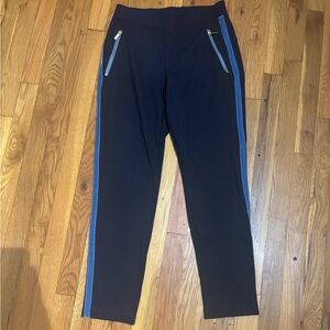 Navy and Royal Tuxedo Stripe Legging